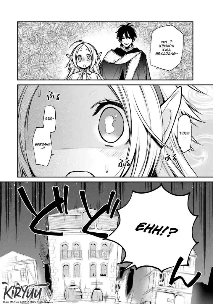 Saikyou no Madoshi. Hisa ni Ya wo Ukete Shimatta no de Inaka no Eihei ni Naru chapter 9.1 halaman 4