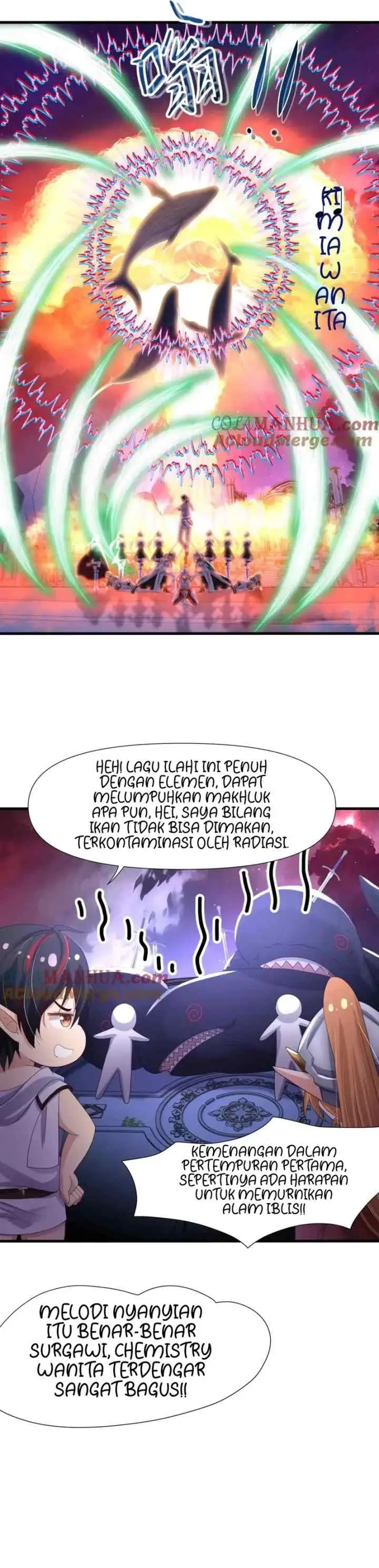 After Merging With the Goddess, I Am Invincible chapter 55 halaman 9