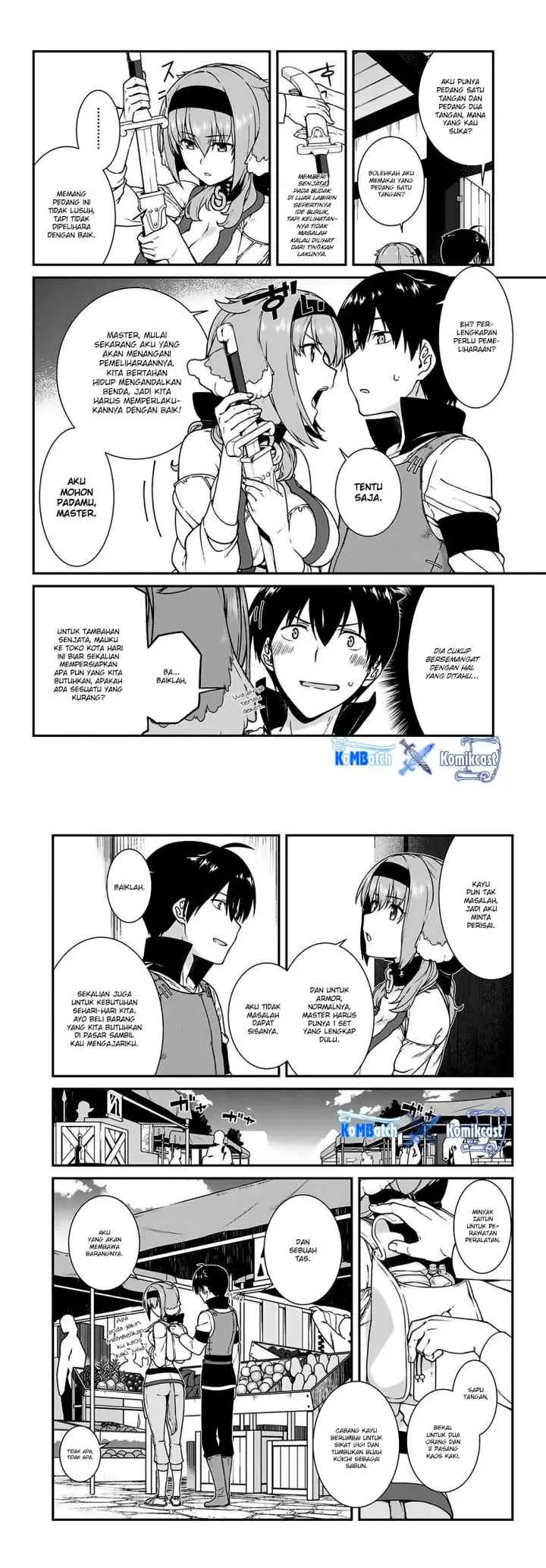 Isekai Meikyuu de Harem wo chapter 6.1 halaman 7