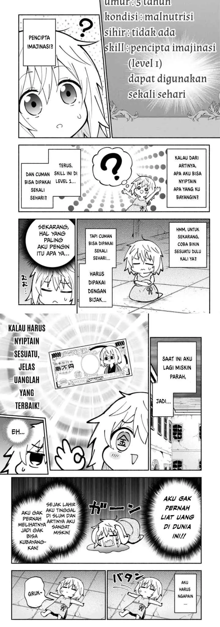 Isekai no Ochibi-chan wa Kyou mo Nanika wo Tsukuri Dasu chapter 1 halaman 6