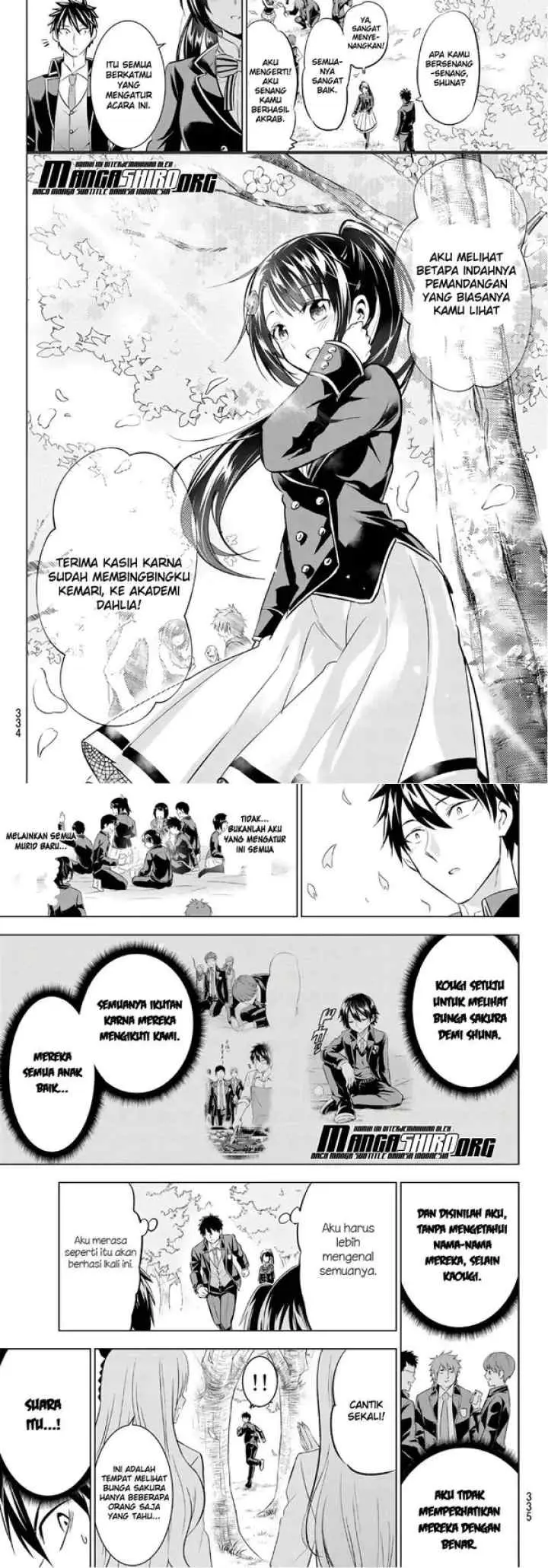 Kishuku Gakkou no Juliet chapter 71 halaman 10