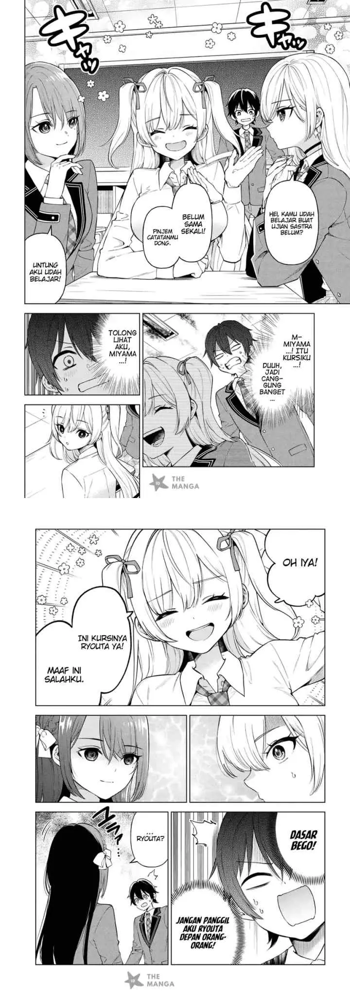 Inkyaa no ore ga sekigae de S-kyuu bishoujo ni kakomaretara himitsu no kankei ga hajimatta chapter 4 halaman 12