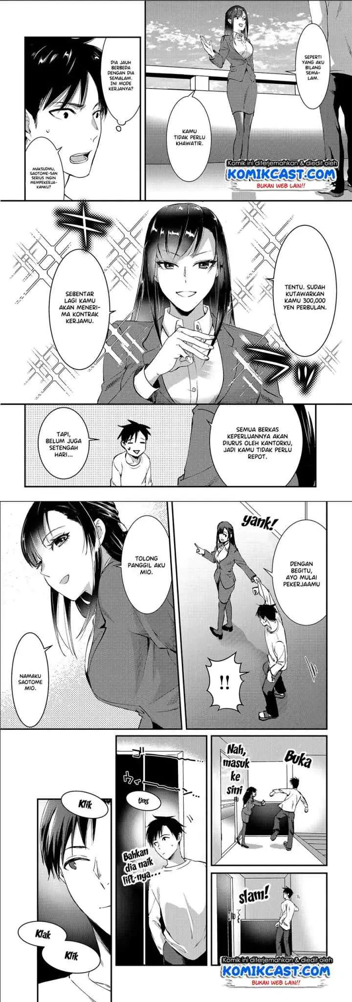It's Fun Having a 300,000 yen a Month Job Welcoming Home an Onee-san Who Doesn't Find Meaning in a Job That Pays Her 500,000 yen a Month chapter 1 halaman 14