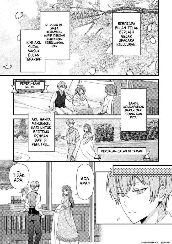 Heroine ga Kuru Mae ni Ninshin shimashita ~Tsunda Hazu no Akuyaku Reijou desuga, Douyara Chigau youdesu~ chapter 9.3 halaman 4
