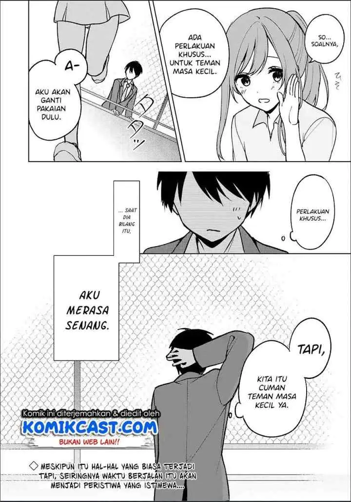 Chikan Saresou ni Natteiru S-kyuu Bishoujo wo Tasuketara Tonari no Seki no Osanajimi datta chapter 17 halaman 14