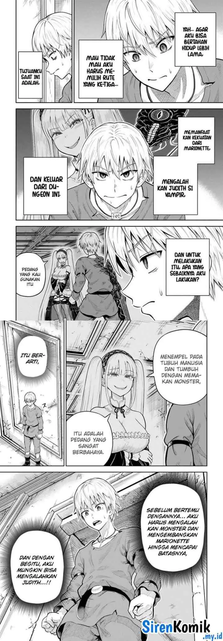 Dungeon ni Hisomu Yandere na Kanojo ni Ore wa Nando mo Korosareru chapter 8 halaman 8