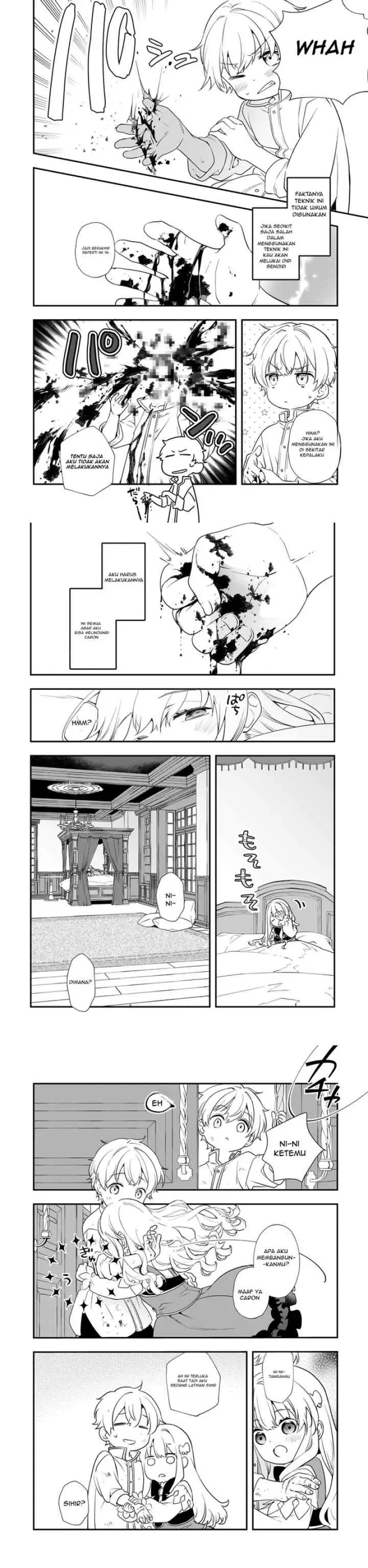 Shinu Unmei ni Aru Akuyaku Reijou no Ani ni Tensei shitanode, Imouto wo Sodatete Mirai wo Kaetai to Omoimasu ~Sekai Saikyou wa Ore dakedo, Sekai Saikawa wa Imouto ni Chigainai~ chapter 2 halaman 9