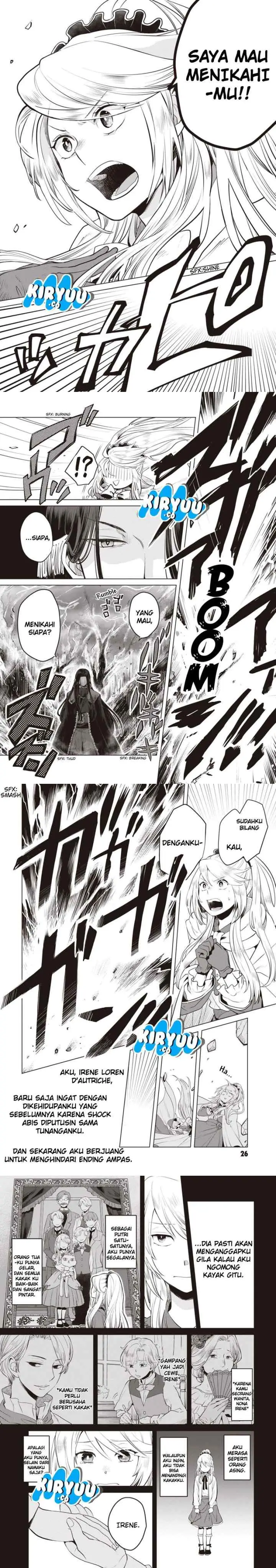 I'm a Villainous Daughter so I'm going to keep the Last Boss chapter 1 halaman 7