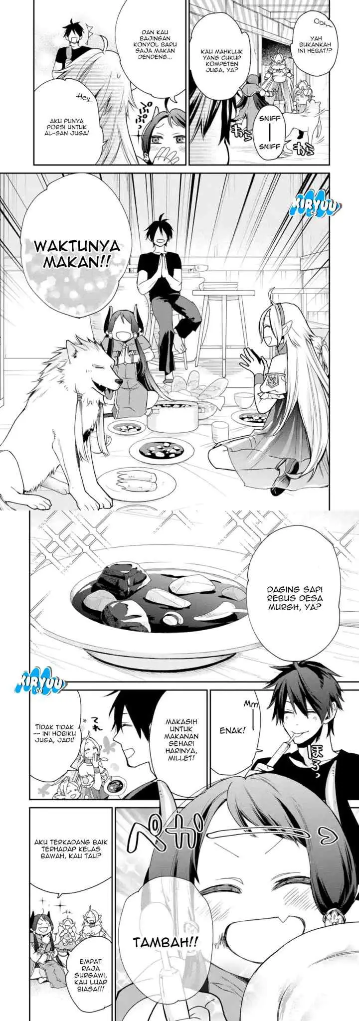 Saikyou no Madoshi. Hisa ni Ya wo Ukete Shimatta no de Inaka no Eihei ni Naru chapter 6 halaman 12