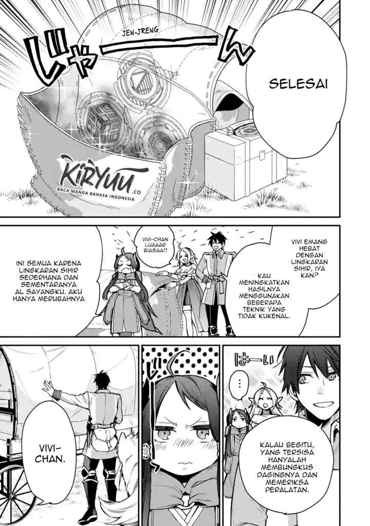 Saikyou no Madoshi. Hisa ni Ya wo Ukete Shimatta no de Inaka no Eihei ni Naru chapter 7.3 halaman 13
