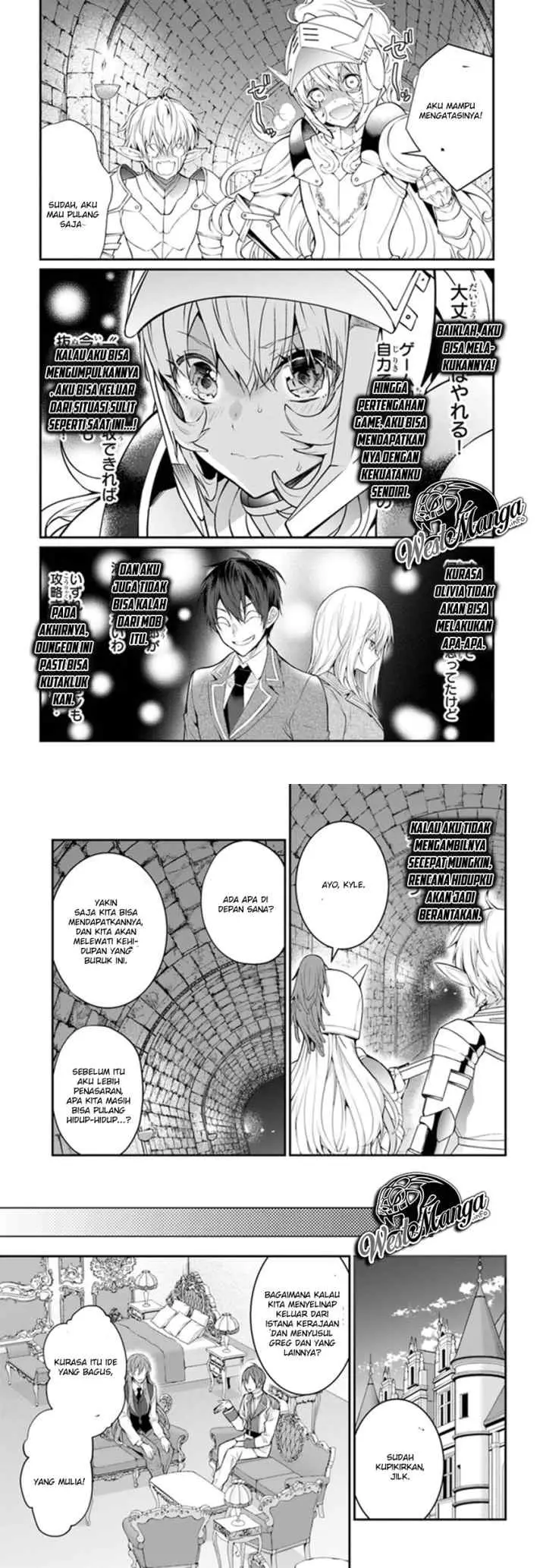 Otome Game Sekai wa Mob ni Kibishii Sekai Desu chapter 24.2 halaman 8