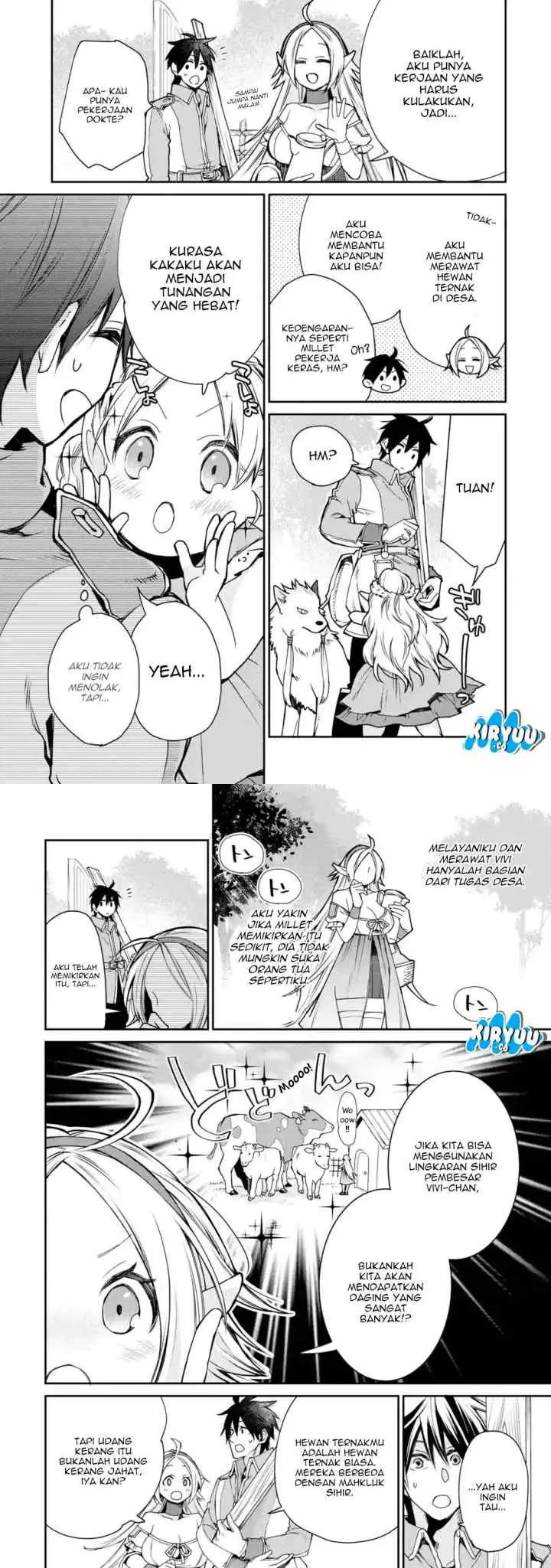 Saikyou no Madoshi. Hisa ni Ya wo Ukete Shimatta no de Inaka no Eihei ni Naru chapter 6 halaman 5