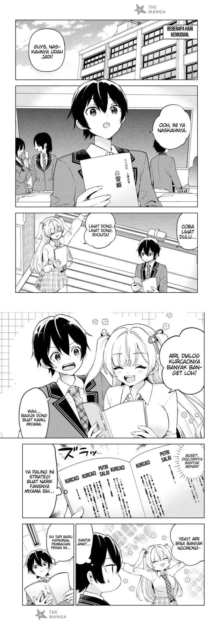 Inkyaa no ore ga sekigae de S-kyuu bishoujo ni kakomaretara himitsu no kankei ga hajimatta chapter 9 halaman 8