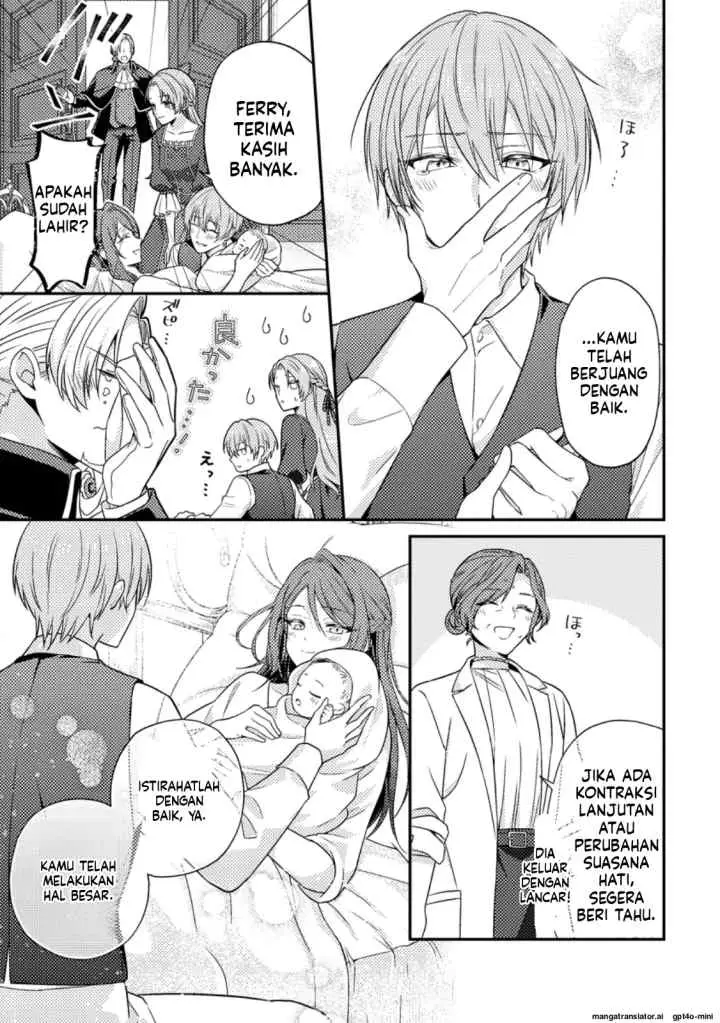 Heroine ga Kuru Mae ni Ninshin shimashita ~Tsunda Hazu no Akuyaku Reijou desuga, Douyara Chigau youdesu~ chapter 9.3 halaman 11