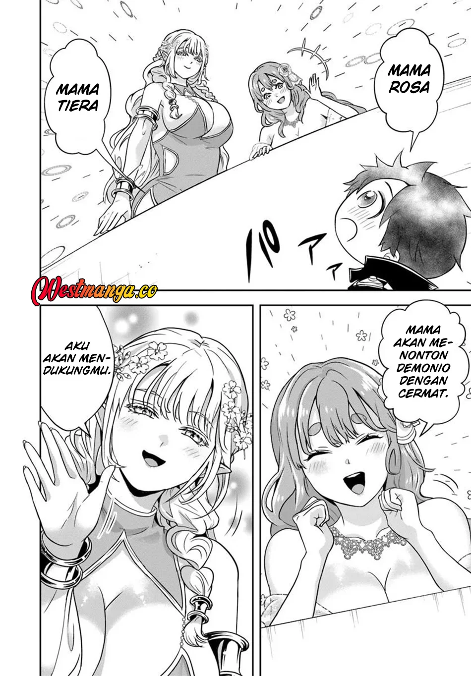 Sono Akuyaku Kizoku, Mama Heroine ga Suki Sugiru ~Shinshi na Doryoku de Saikyou to Nari Fuguu na Oshi Chara Tasukemakuru~ chapter 40 halaman 8