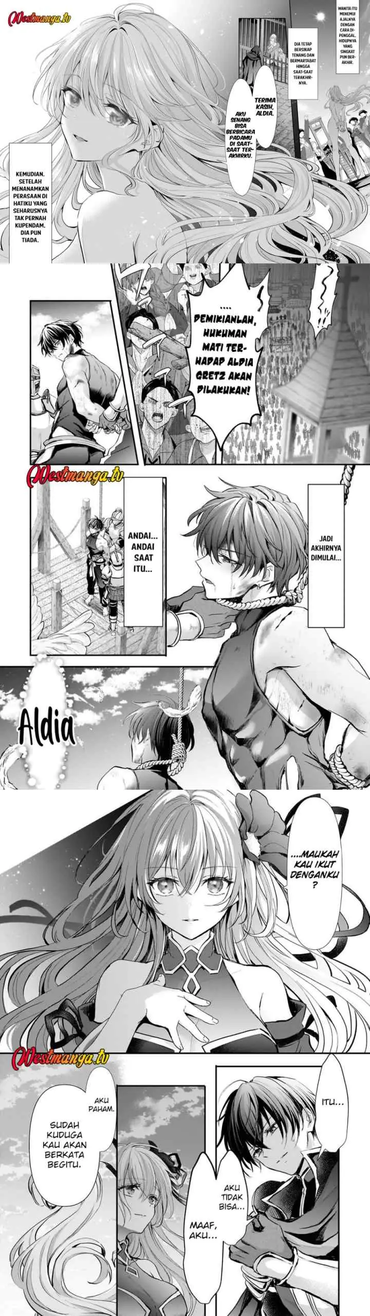 Hangyakusha to Shite Oukoku de Shokei Sareta Kakure Saikyou Kishi chapter 1 halaman 9