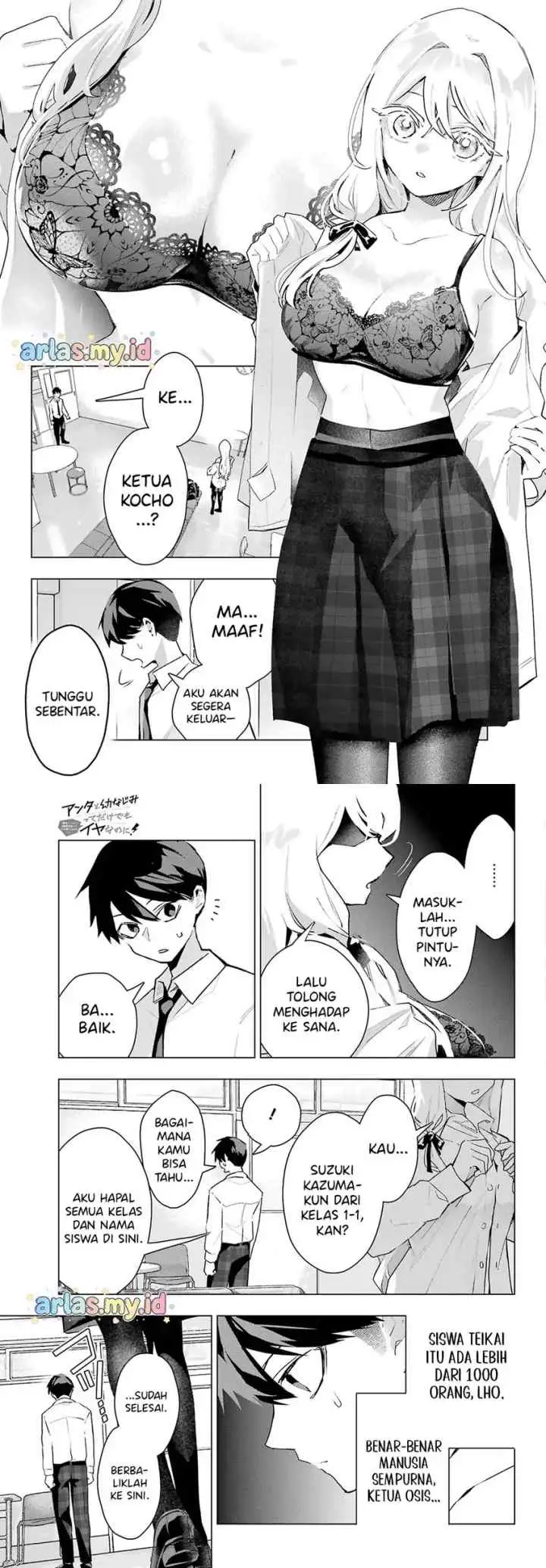 Anta to Osananajimitte dake demo Iyananoni! ~Zekkou kara Hajimaru S-kyuu Bishoujo to no Gakuen Nariagari Seikatsu~ chapter 11 halaman 10
