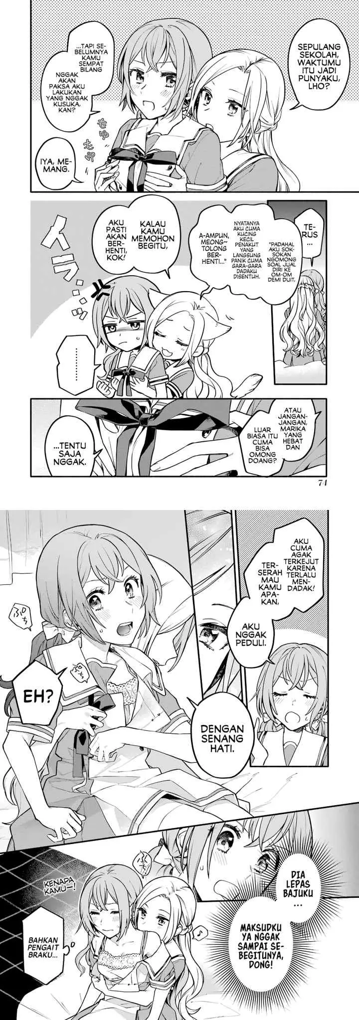 Onna Doushi to ka Arienai deshou to Iiharu Onna no ko wo, Hyakunichi kan de Tetteiteki ni Otosu Yuri no Ohanashi chapter 3 halaman 4