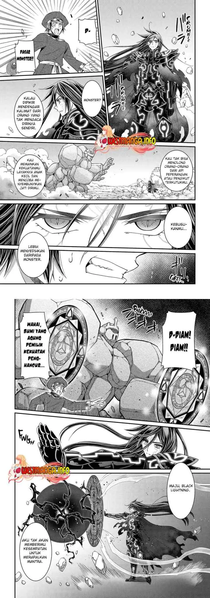 Shikkoku Tsukai no Saikyo Yusha Nakama Zen'in ni Uragira Retanode Saikyo no Mamono chapter 55 halaman 4