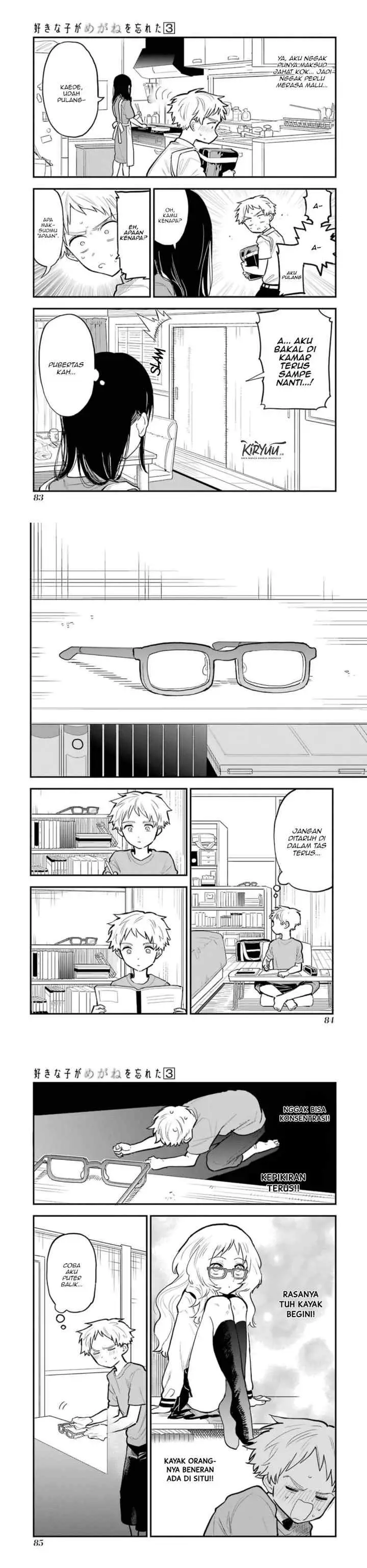 Sukinako ga Megane wo Wasureta chapter 35 halaman 5