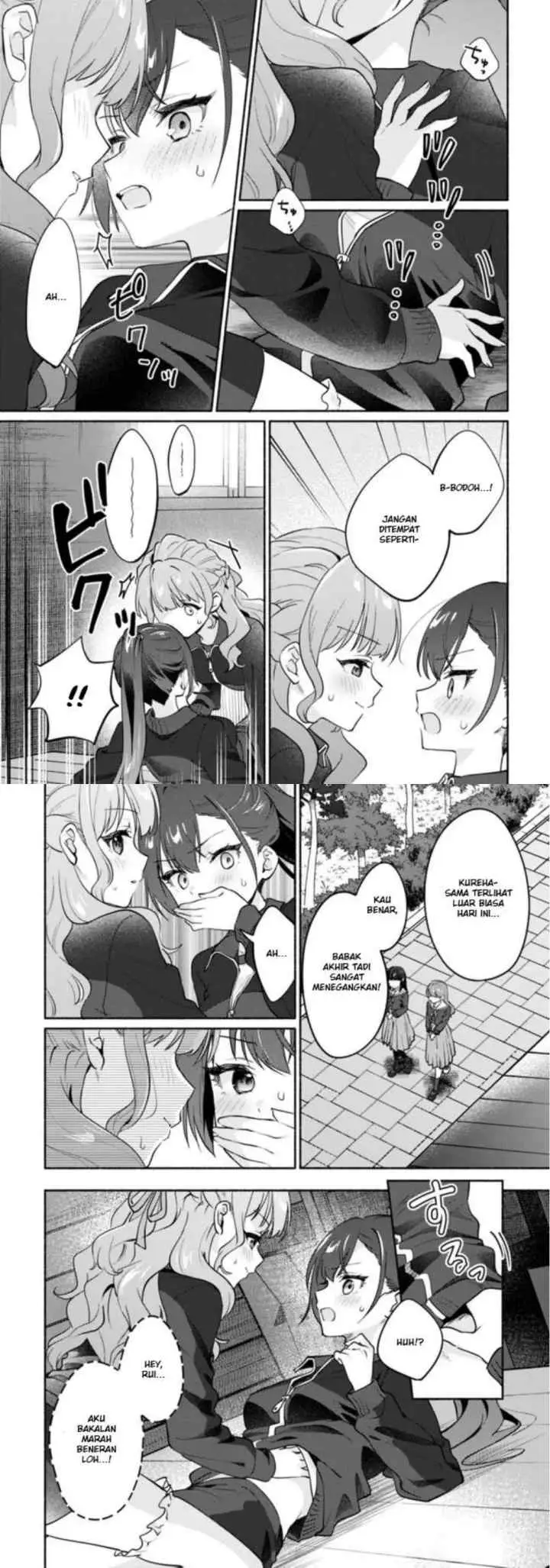 A Yuri Story About Breaking a Pretty Girl Who Keeps Insisting -I Won't Lose- Into Submission chapter 1 halaman 9
