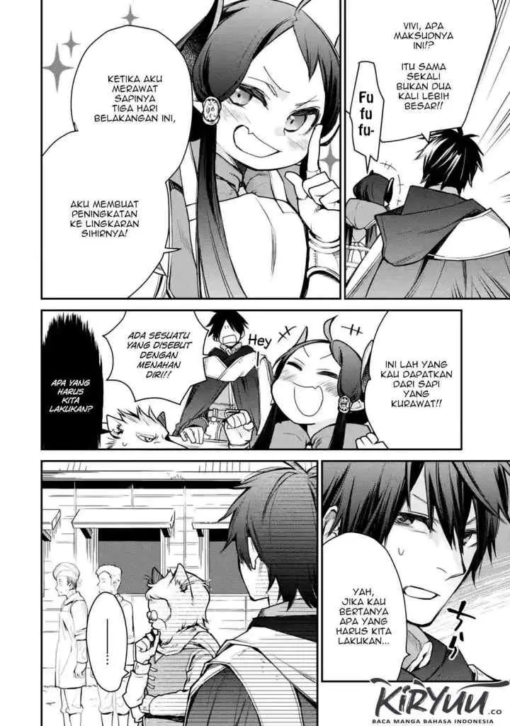 Saikyou no Madoshi. Hisa ni Ya wo Ukete Shimatta no de Inaka no Eihei ni Naru chapter 7.1 halaman 8
