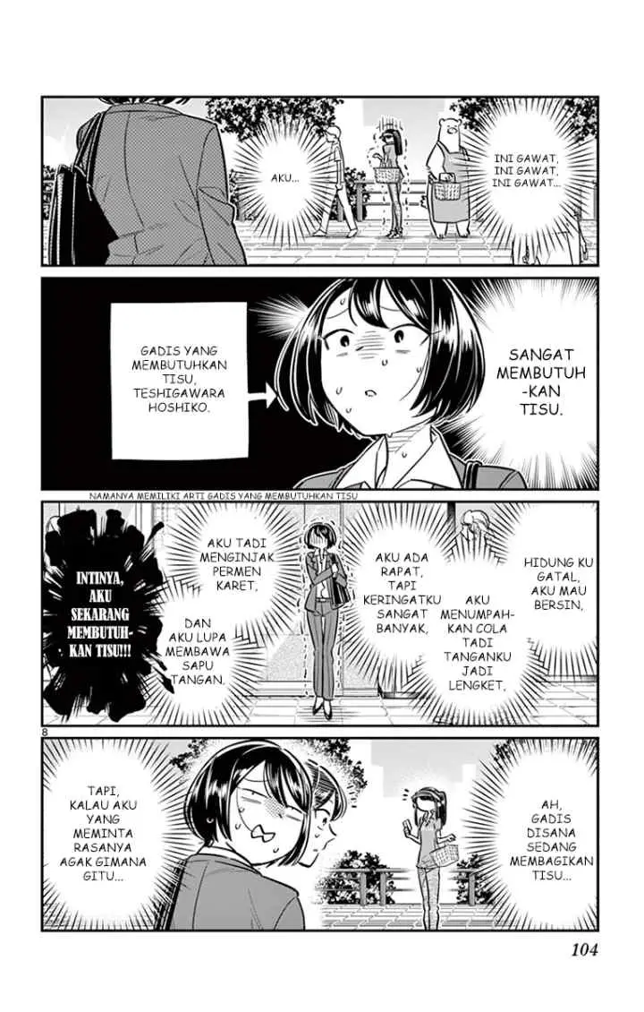 Komi-san wa Komyushou Desu chapter 43 halaman 8
