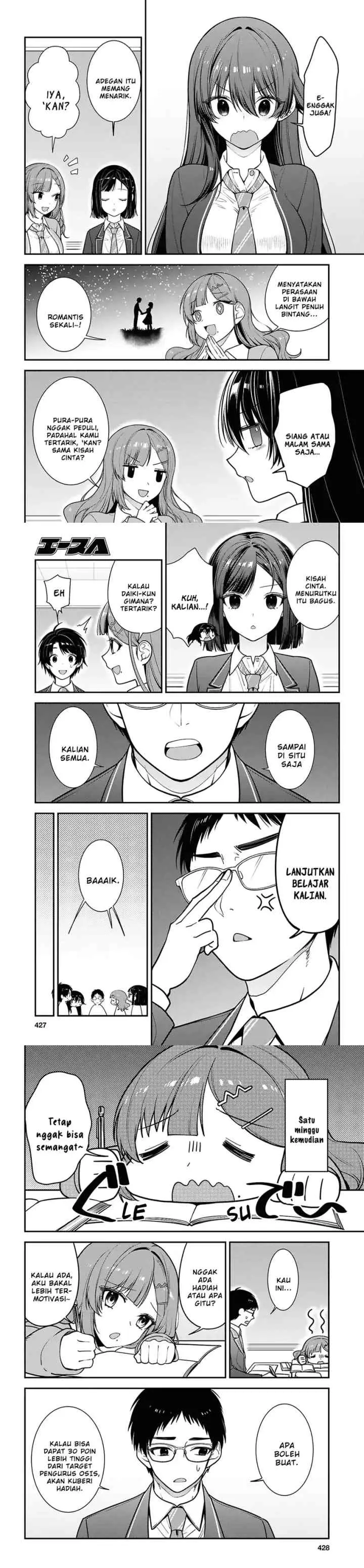 Tonari no Seki no Yankee Shimizu-san ga Kami o Kuroku Sometekita chapter 12 halaman 6