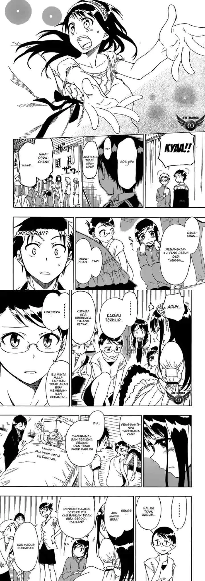 Nisekoi chapter 48 halaman 4