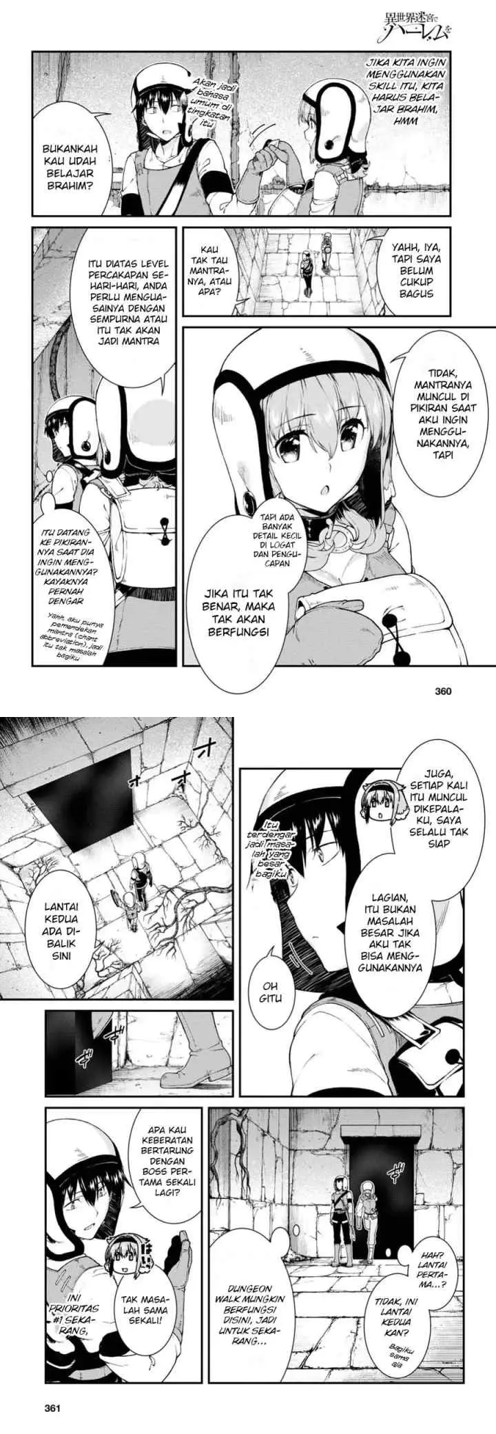 Isekai Meikyuu de Harem wo chapter 17 halaman 9