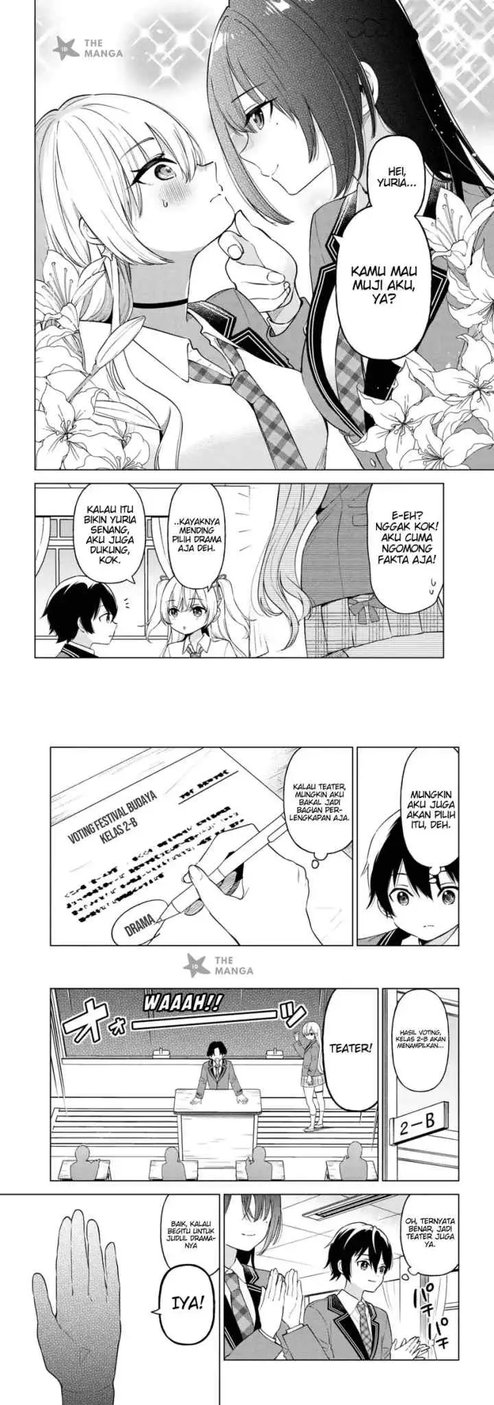 Inkyaa no ore ga sekigae de S-kyuu bishoujo ni kakomaretara himitsu no kankei ga hajimatta chapter 7 halaman 15