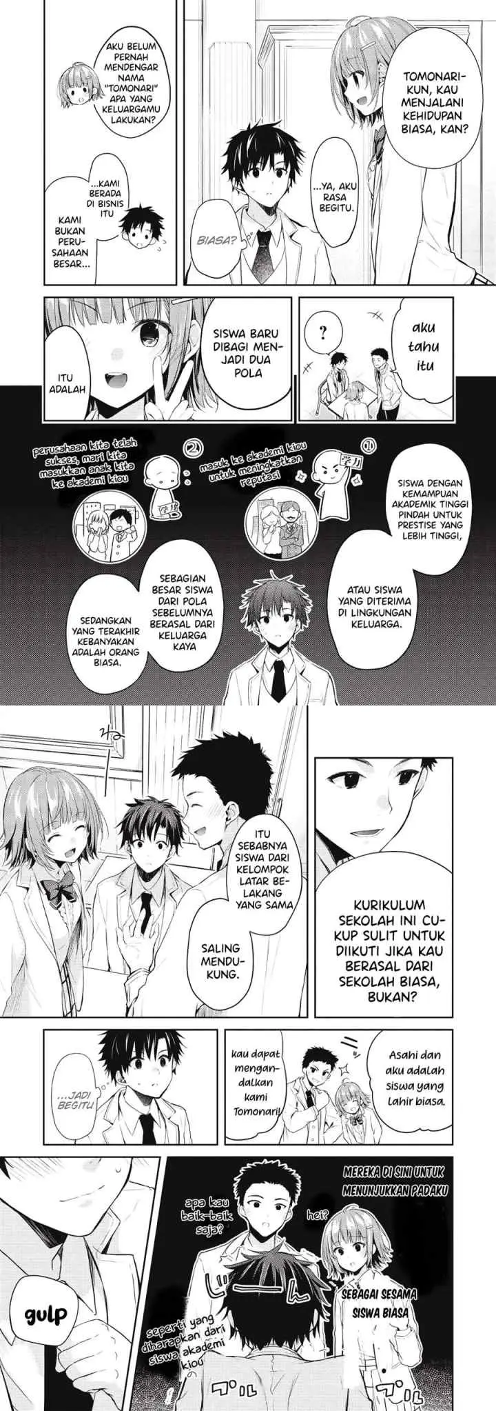 Saijo no Osewa ~Takane no Hana Darakena Meimon Kou de, Gakuin Ichi no Ojou-sama (Seikatsu Noryoku Kaimu) o Kagenagara Osewa suru Koto ni Narimashita~ chapter 3 halaman 9