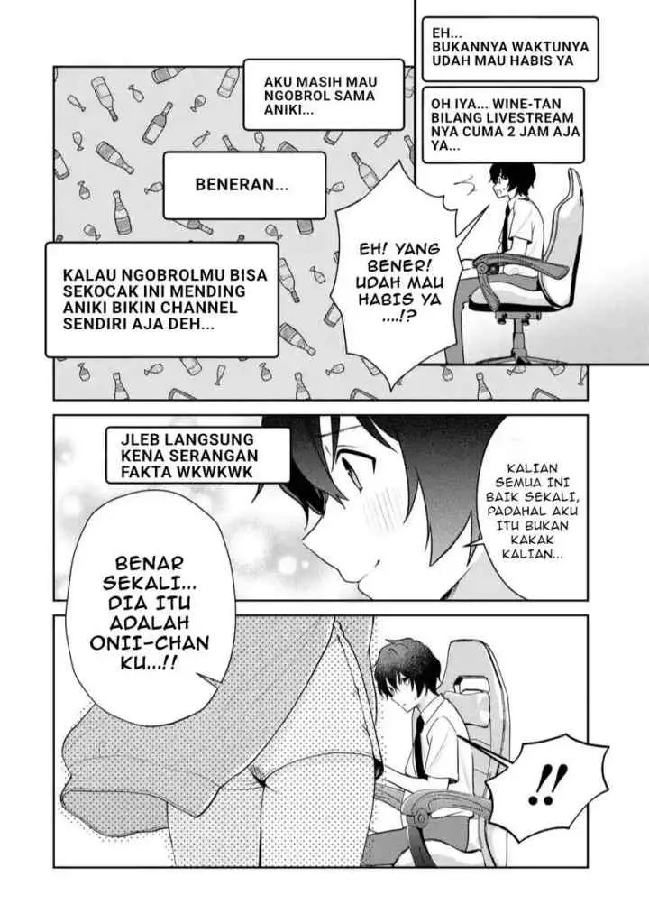 Yuumei VTuber no Ani Dakedo, Nazeka Ore ga Yuumei ni Natteita chapter 12.1 halaman 9