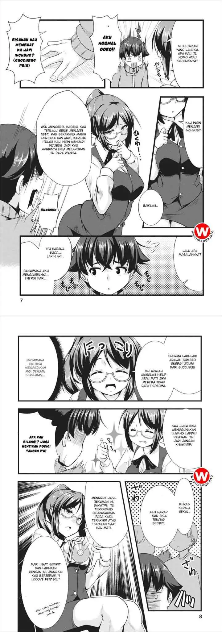 Succubus ni Tensei shita node Milk wo Shiborimasu chapter 1 halaman 4