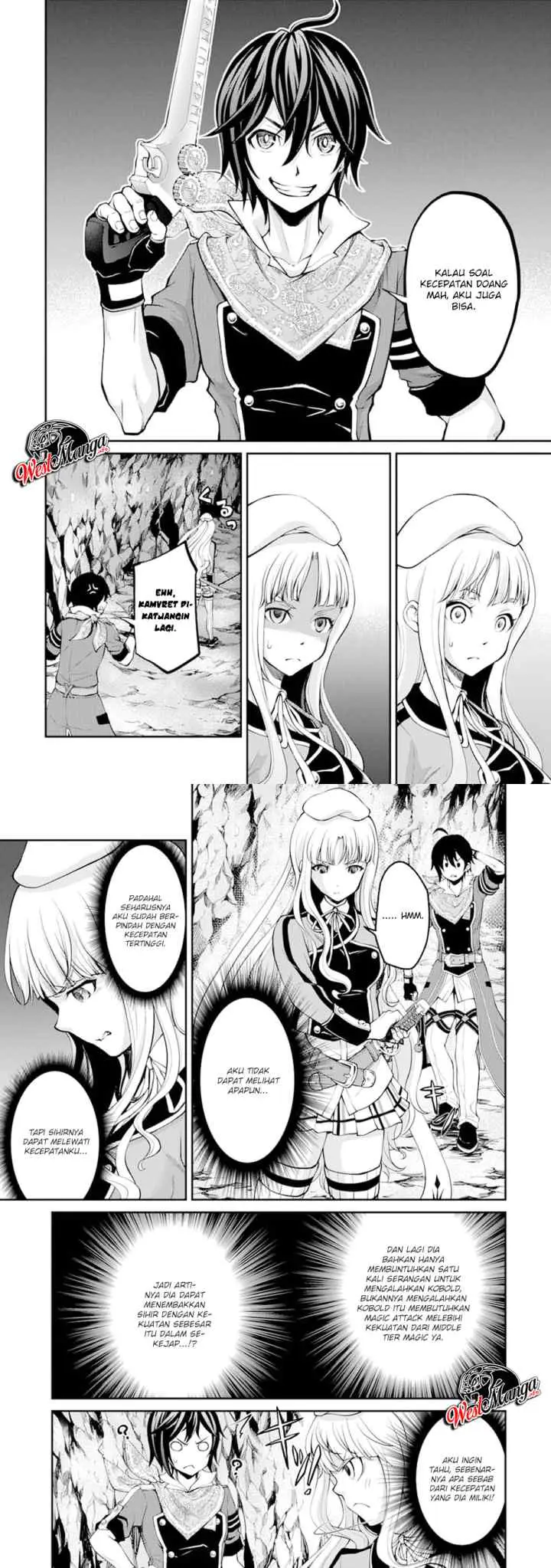 Saisoku Musou No B-Kyuu Mahou Tsukai: Ippatsu Utareru Mae Ni Senpatsu Uchikaesu! chapter 6.1 halaman 7