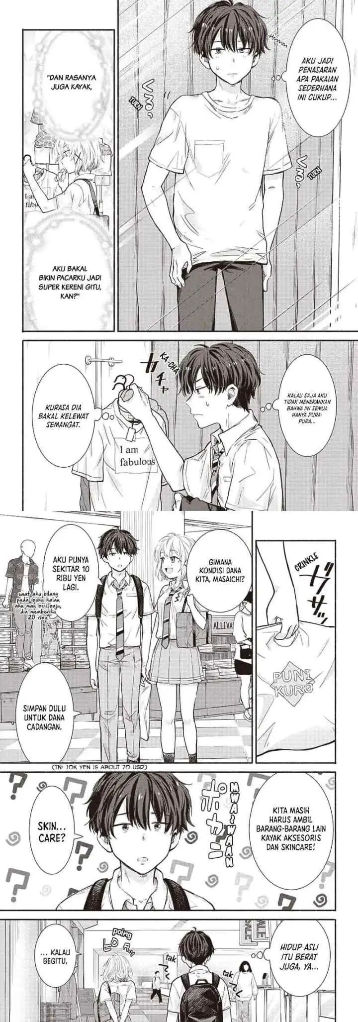 Nee, Mou Isso Tsukiacchau? Osananajimi no Bishoujo ni Tanomarete, Camo Kareshi Hajimemashita chapter 16 halaman 9