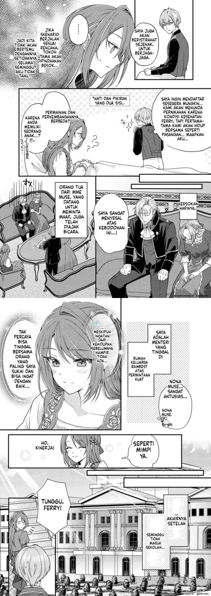 Heroine ga Kuru Mae ni Ninshin shimashita ~Tsunda Hazu no Akuyaku Reijou desuga, Douyara Chigau youdesu~ chapter 1 halaman 8