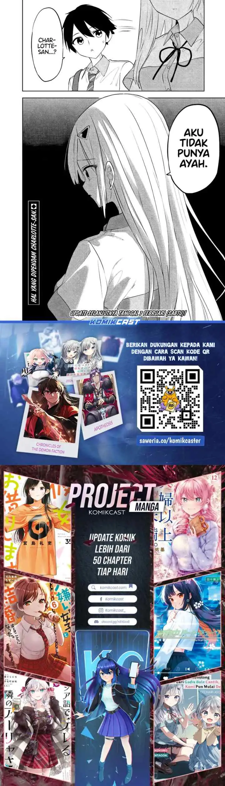 Maigo ni Natteita Youjo o Tasuketara, Otonari ni Sumu Bishoujo Ryuugakusei ga Ie ni Asobi ni Kuru You ni Natta Ken ni Tsuite chapter 28 halaman 11