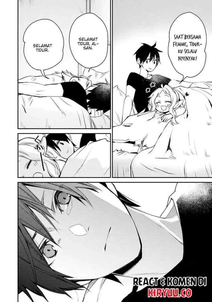 Saikyou no Madoshi. Hisa ni Ya wo Ukete Shimatta no de Inaka no Eihei ni Naru chapter 15.2 halaman 19