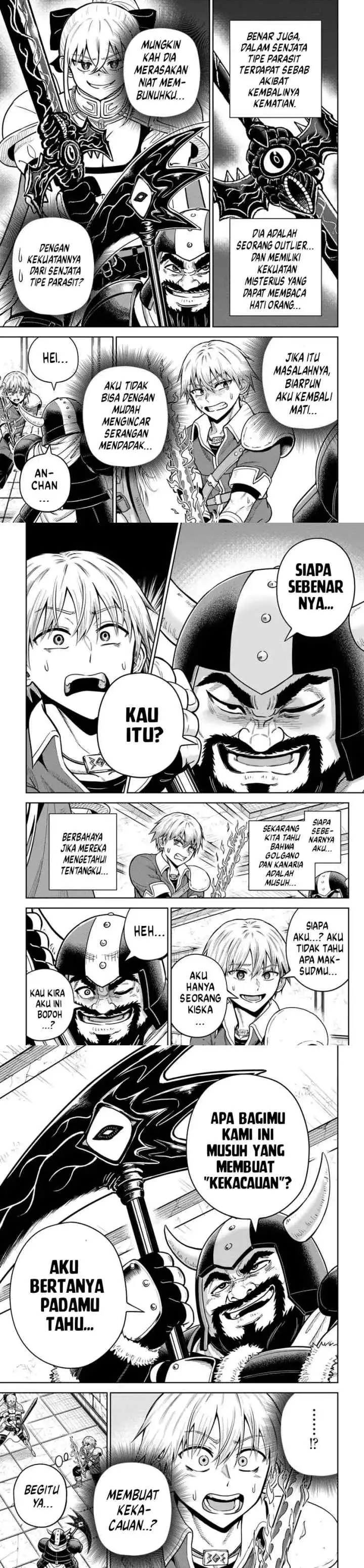 Dungeon ni Hisomu Yandere na Kanojo ni Ore wa Nando mo Korosareru chapter 34 halaman 9