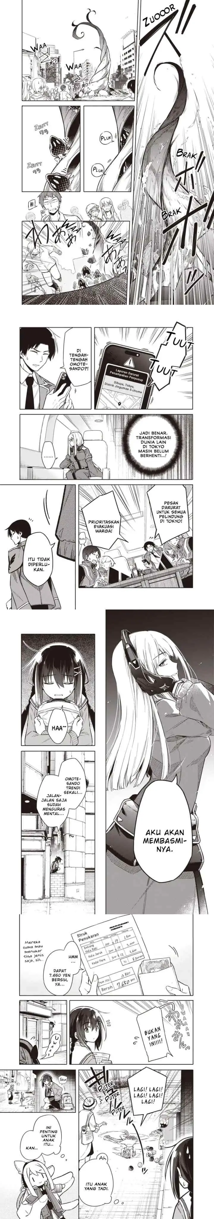 Toukyou KINOKO: Sekai Ranking 1-i no Komyu-ryoku Saijaku JK chapter 1 halaman 8