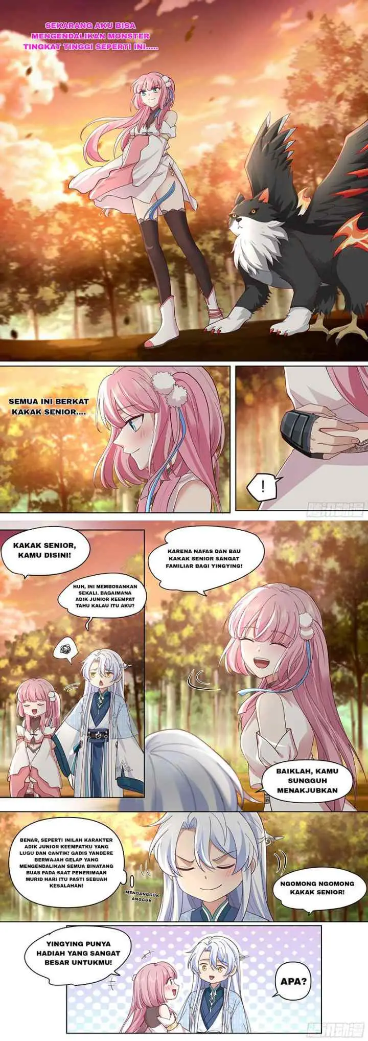 The Villain's Senior Brother And His Junior Sisters Are All Yanderes chapter 42 halaman 5