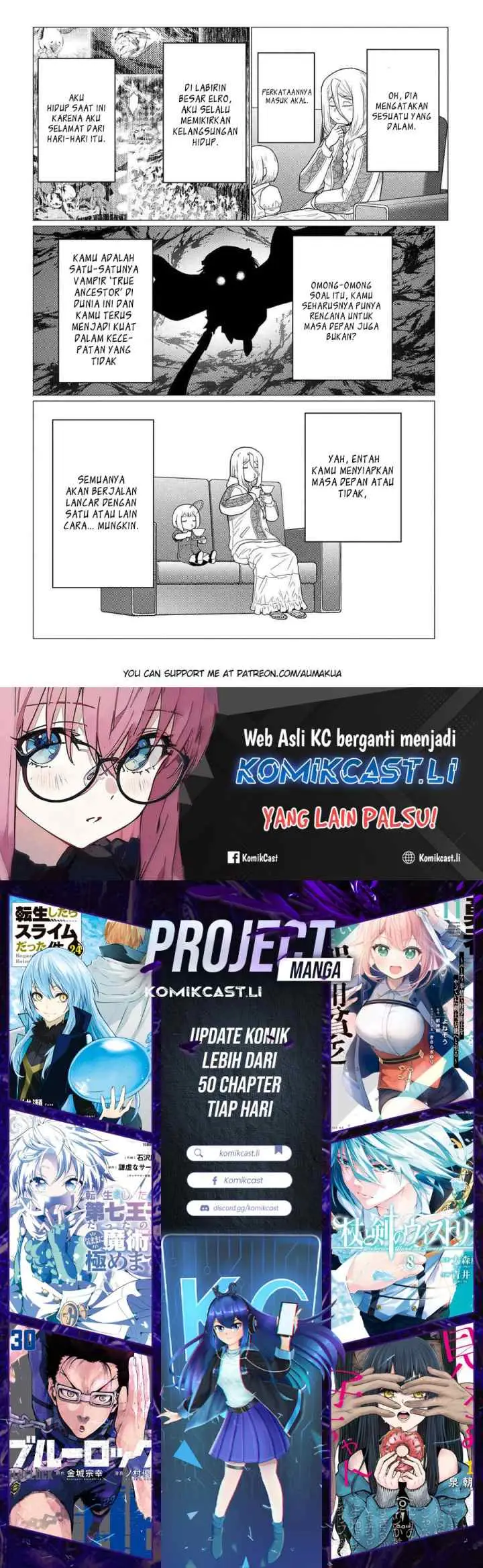 Kumo Desu ga Nani ka? Daily Life of the Four Spider Sisters chapter 76.1 halaman 11