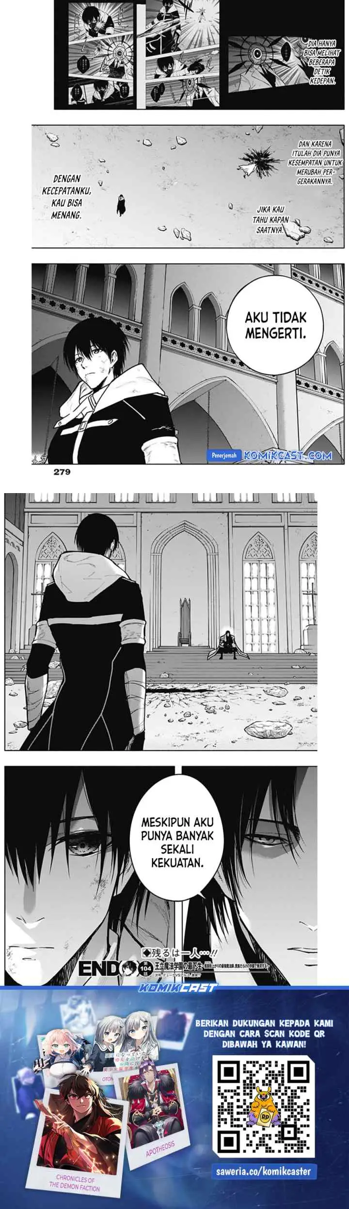 Ouritsu Mahou Gakuen no Saika Sei: Slum Agari no Saikyou Mahoushi, Kizoku darake no Gakuen de Musou suru chapter 104 halaman 10