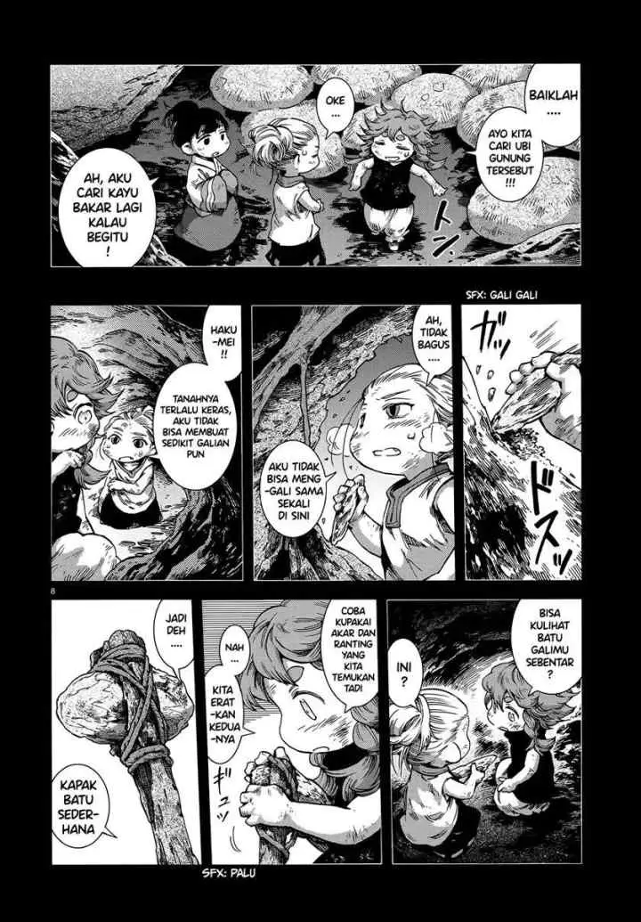 Hakumei to Mikochi chapter 56 halaman 8