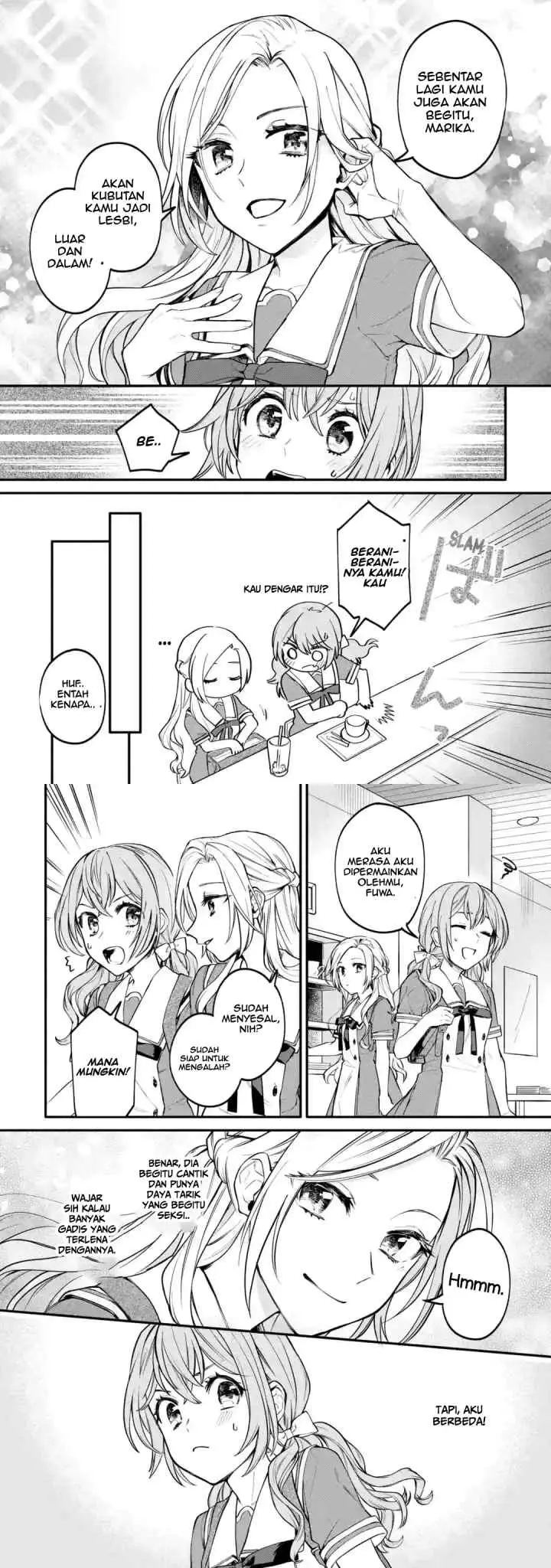 Onna Doushi to ka Arienai deshou to Iiharu Onna no ko wo, Hyakunichi kan de Tetteiteki ni Otosu Yuri no Ohanashi chapter 1 halaman 16