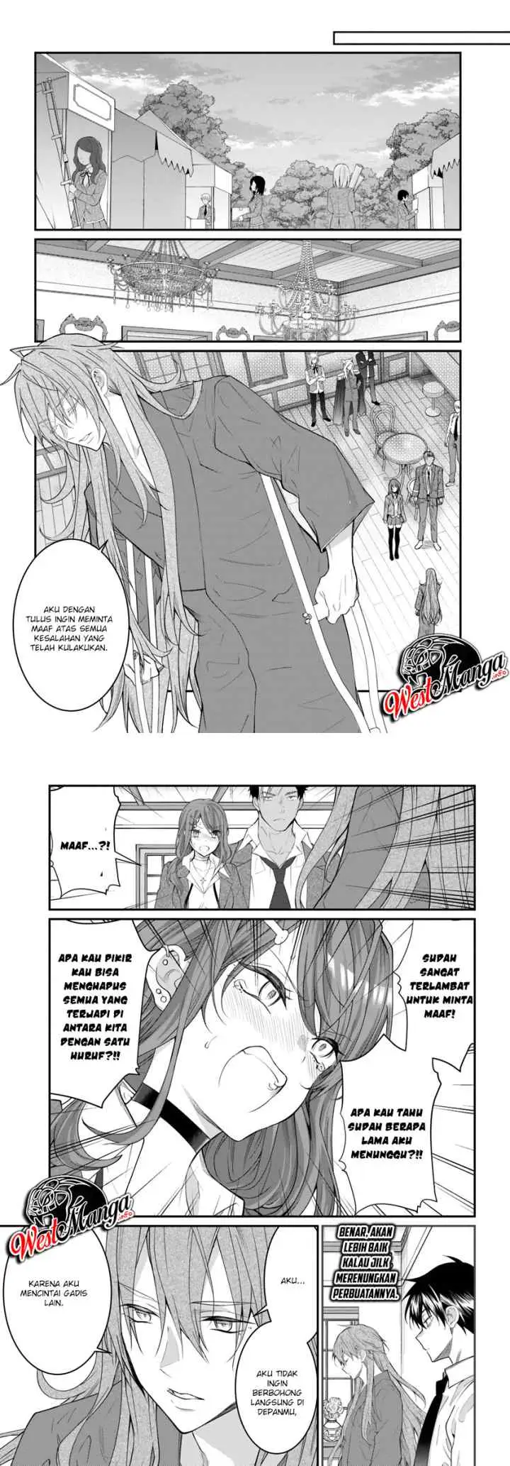 Otome Game Sekai wa Mob ni Kibishii Sekai Desu chapter 21.2 halaman 5
