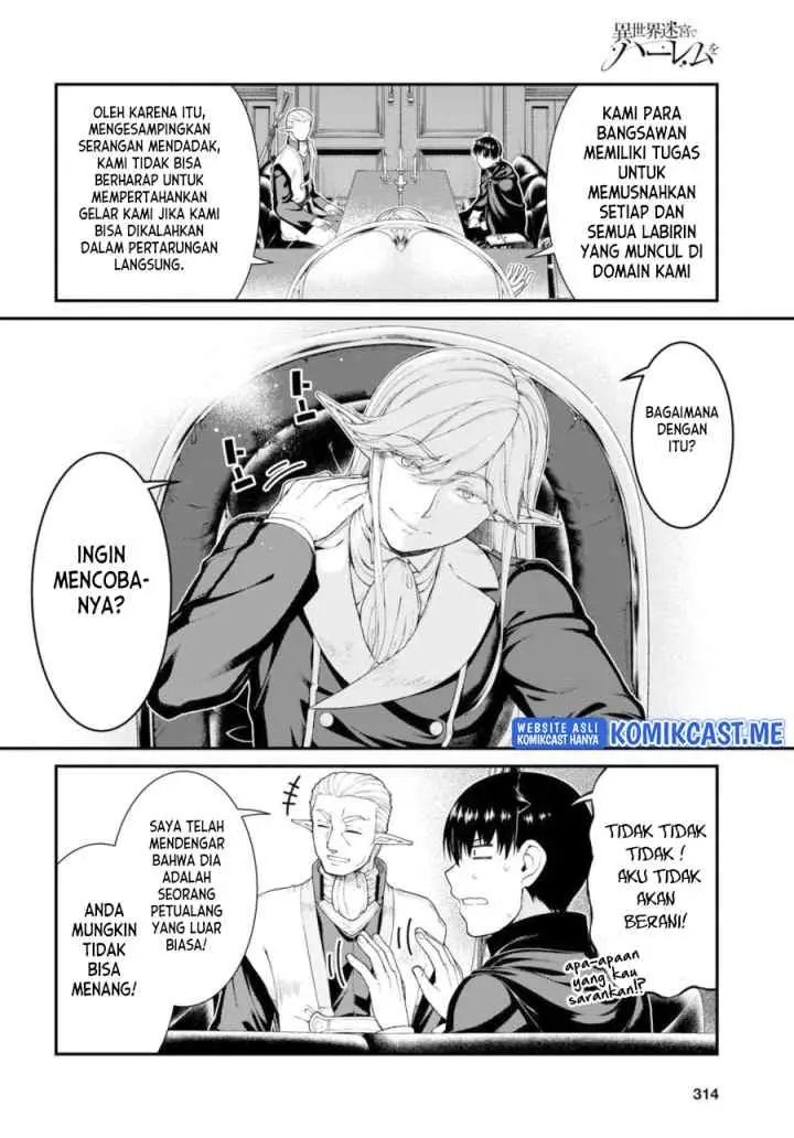 Isekai Meikyuu de Harem wo chapter 64 halaman 5