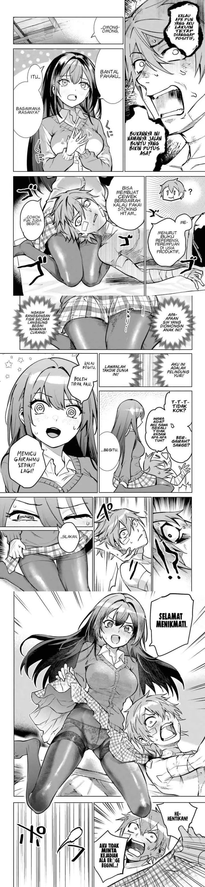 Danshi Kinsei Game Sekai de Ore ga Yarubeki Yuiitsu no Koto - Yuri no Ma ni Hasamaru Otoko to Shite Tensei shite shimaimashita chapter 11 halaman 8
