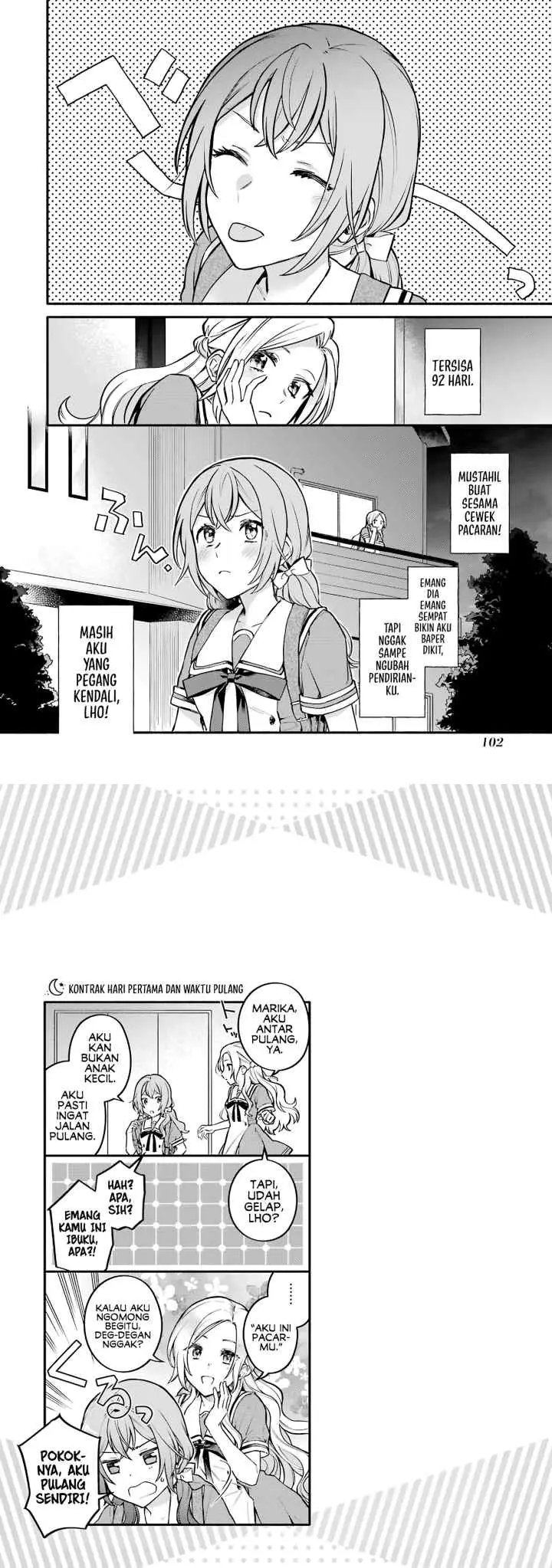 Onna Doushi to ka Arienai deshou to Iiharu Onna no ko wo, Hyakunichi kan de Tetteiteki ni Otosu Yuri no Ohanashi chapter 3 halaman 18